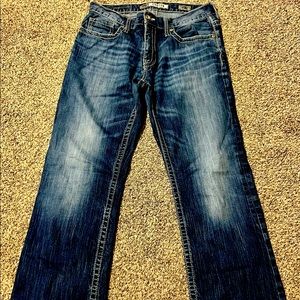 Mens Carter Buckle Jeans